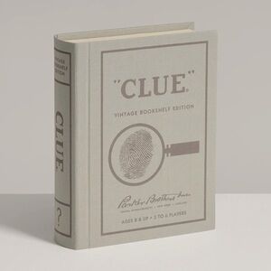 Clue Vintage Bookshelf Edition Game